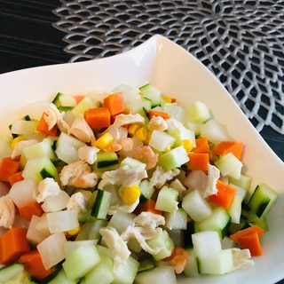 野菜がたくさん食べれる チョップドサラダ